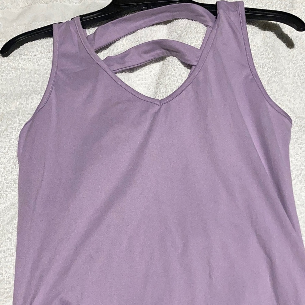 LADIES PURPLE TANK TOP